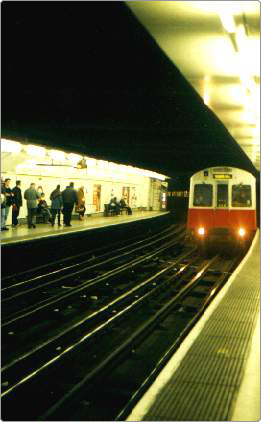 london underground train